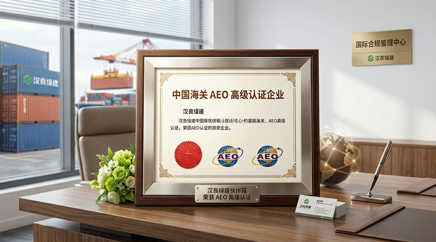 漢良綠建快拼箱榮膺海關 AEO 高級認證：拿下“全球貿易綠卡”！