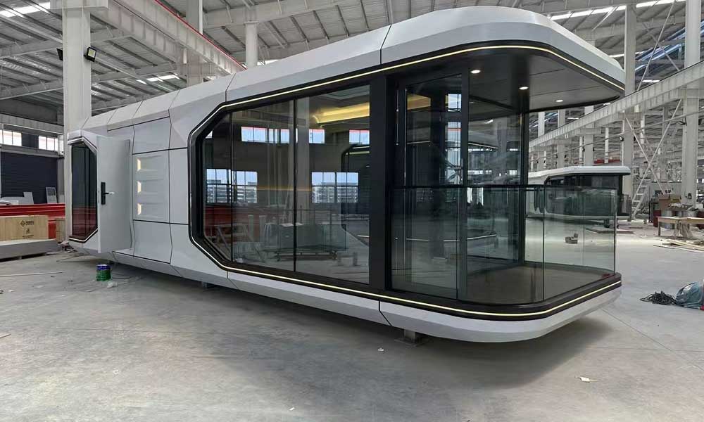 漢良綠建太空艙廠家發貨記：本周銷往澳洲的第20臺雙翼房裝柜記錄